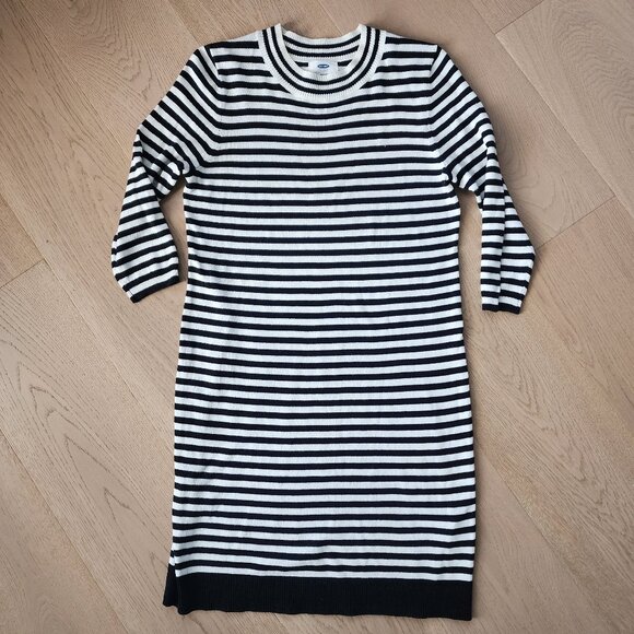 Striped sweater shift dress size XS - Picture 3 of 11